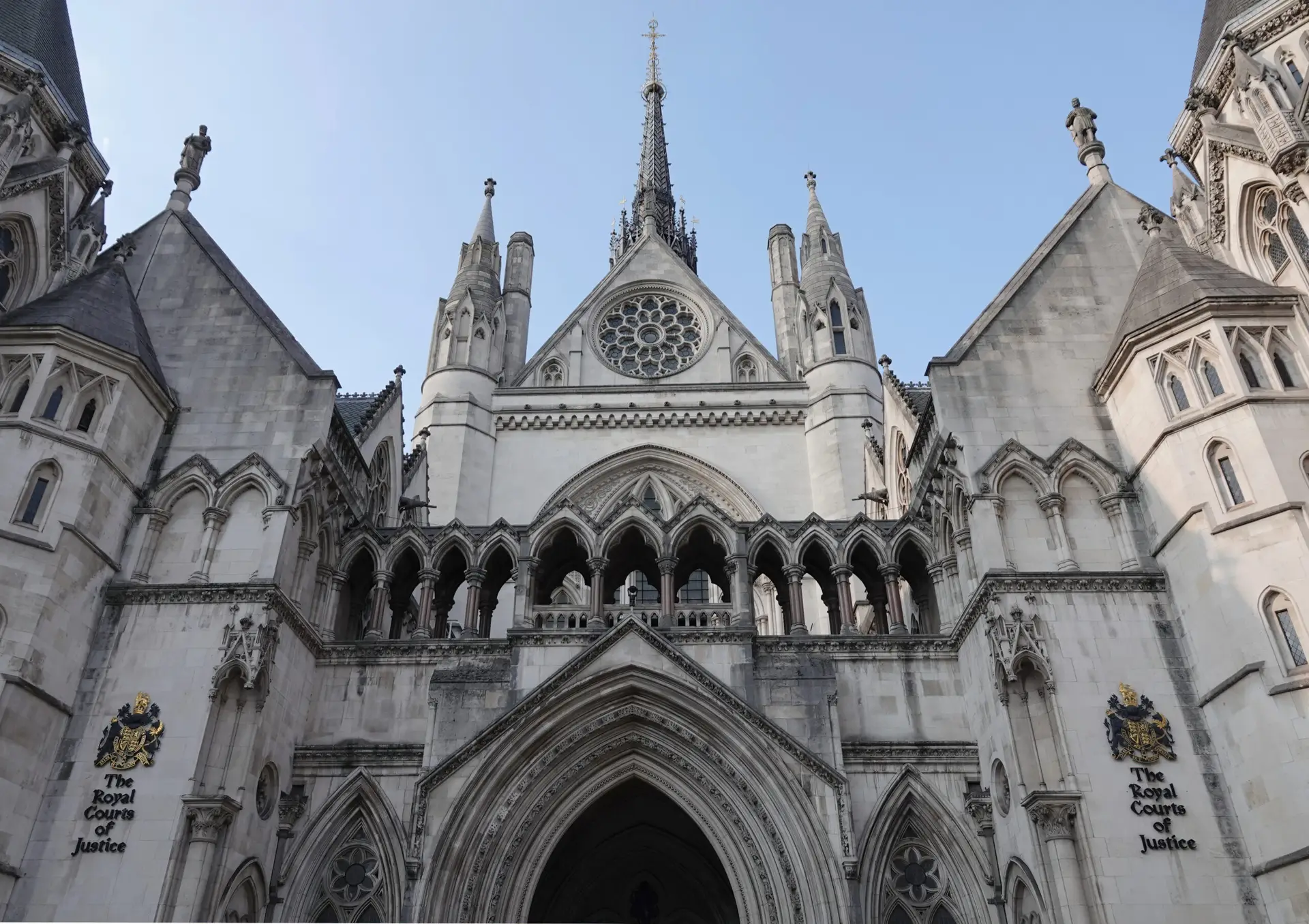 The Royal Courts of Justice in the Strand, London, UK.