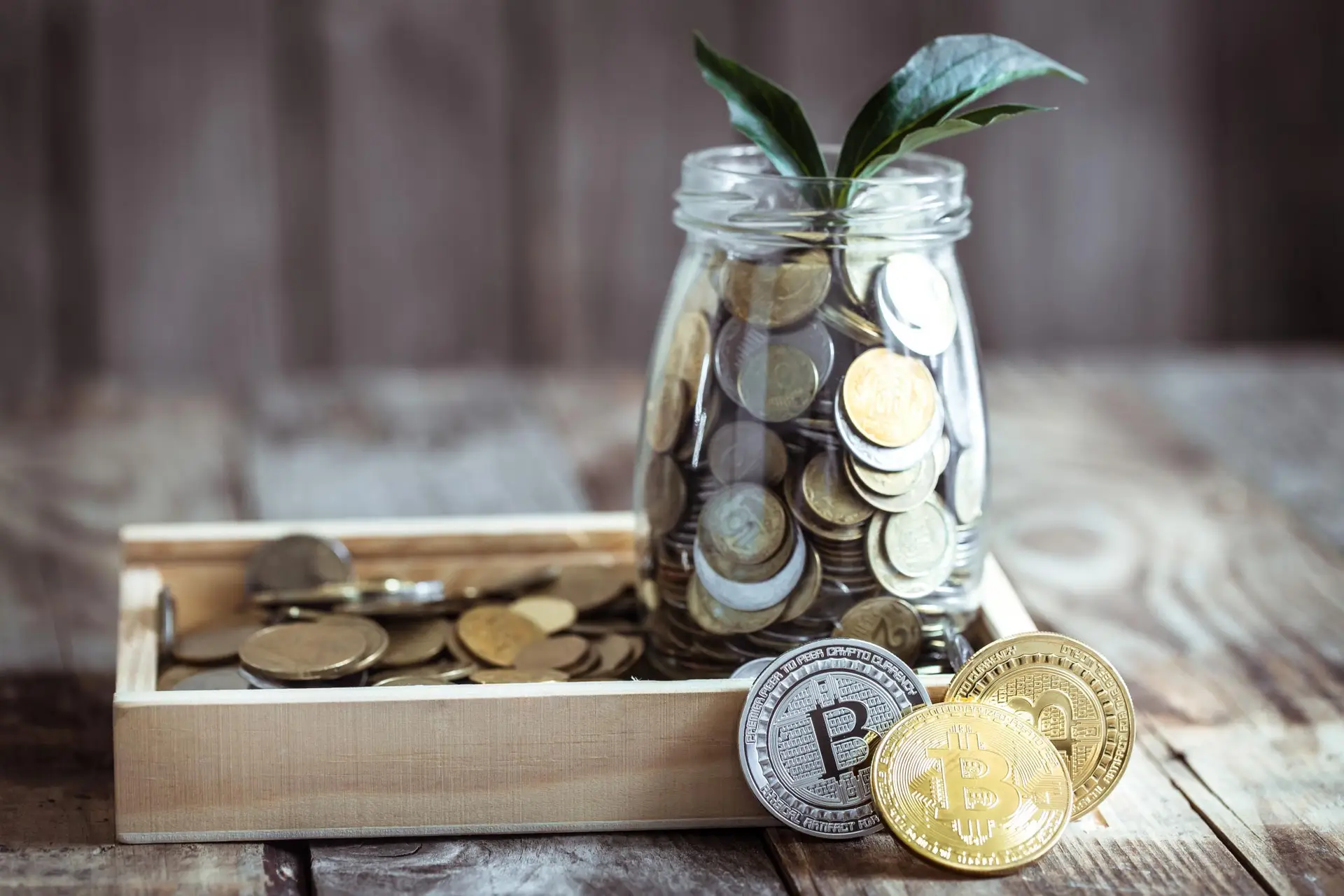 coin-bitcoin-jar-with-coins